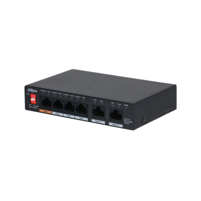 Dahua - Switch 6 ports DH-PFS3006-4GT-60