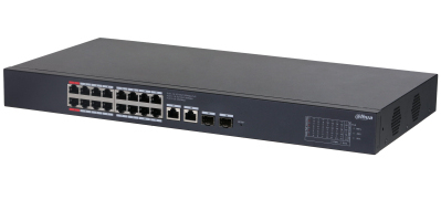 Dahua - Switch 16 ports PoE 1 Gbps budget 240 W
