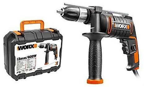 Worx perceuse worx à percussion WX317.2 230.0 V 600 sans batterie sans coffret