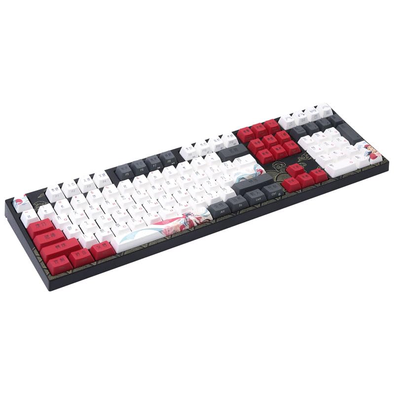 Varmilo VEA108 Beijing Opera Gaming Tastatur, MX-Brown, weiße LED