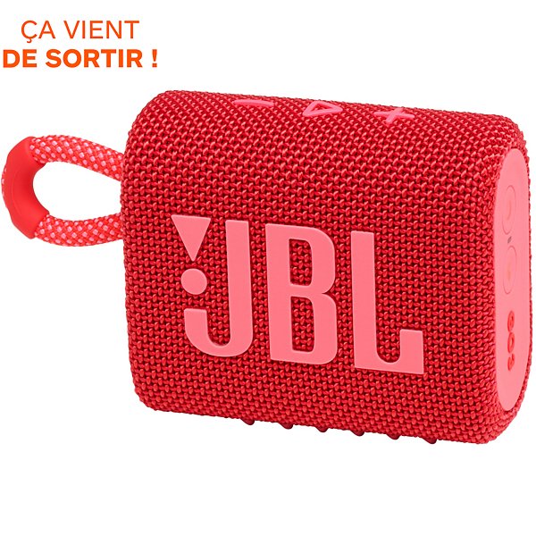 JBL Enceinte Bluetooth Go 3 Rouge