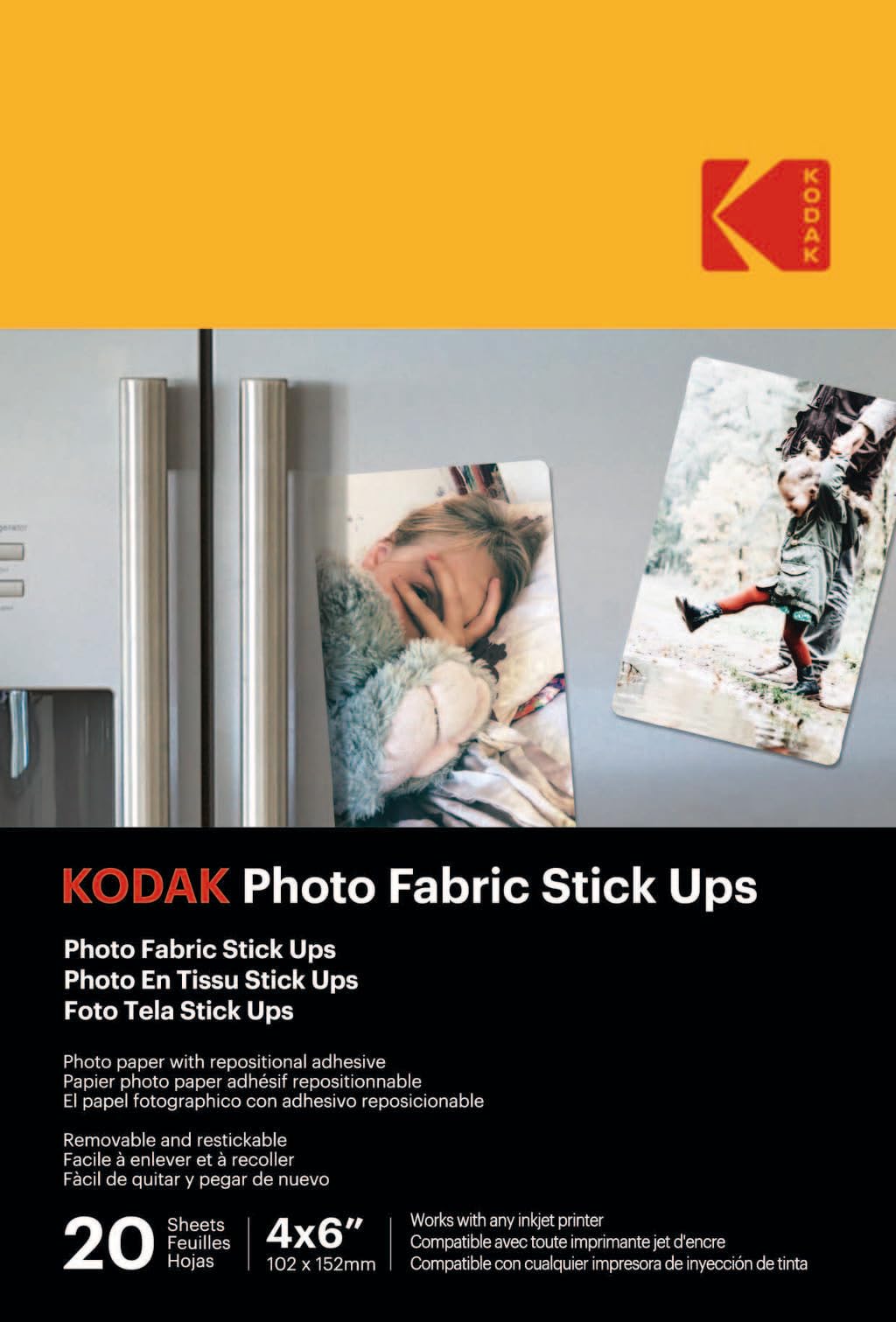 KODAK Photo Fabric Stick Ups