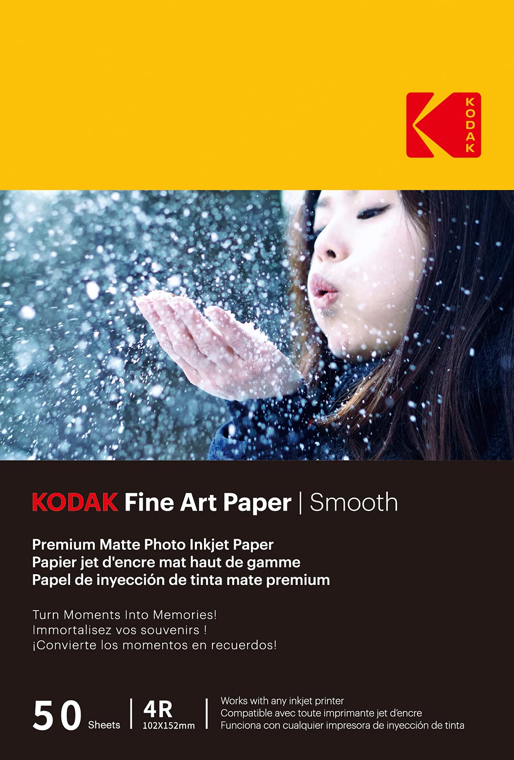 KODAK Ramette papier photo A6 230 g 50 feuilles