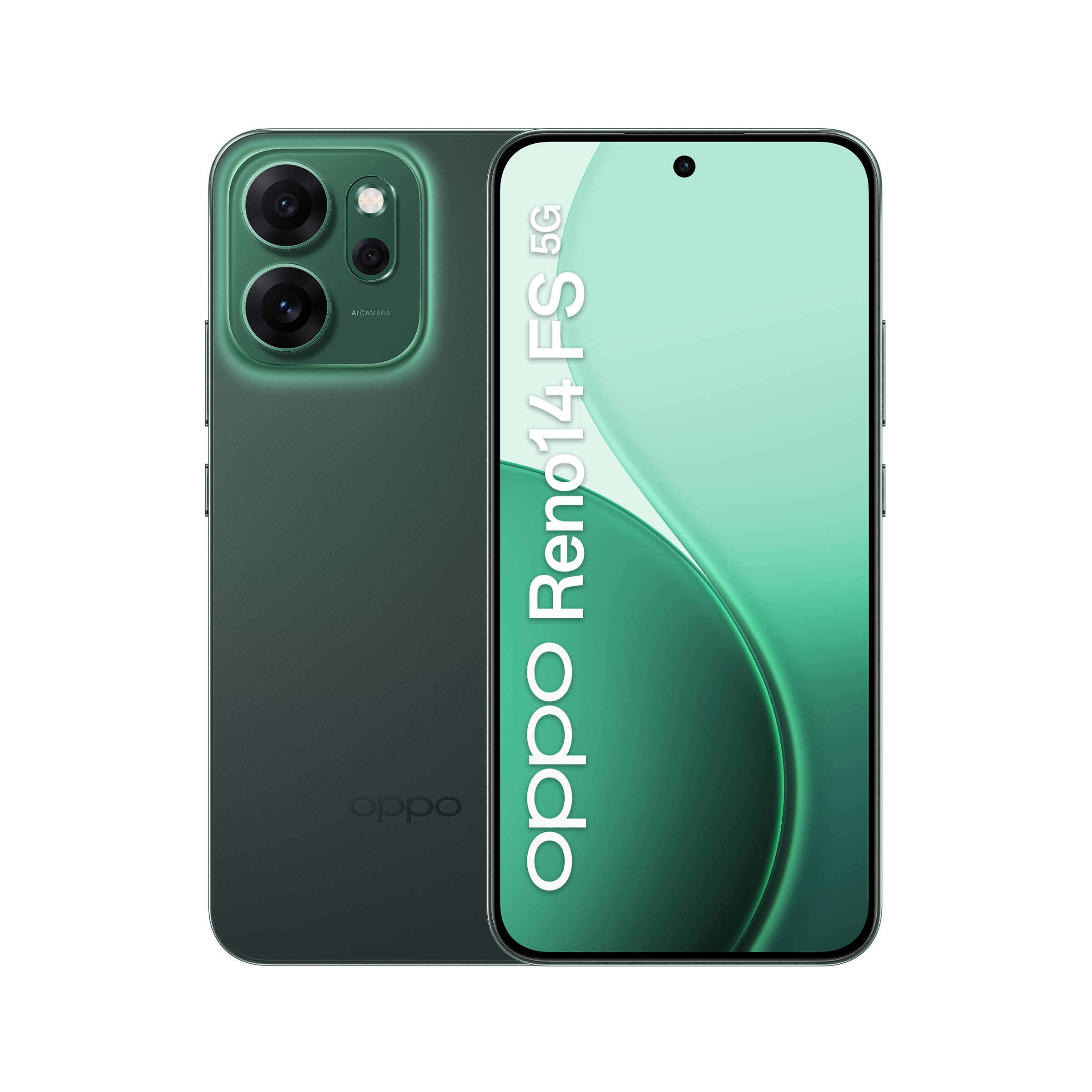OPPO Reno14 FS 5G Vert Emeraude (12 Go / 512 Go)