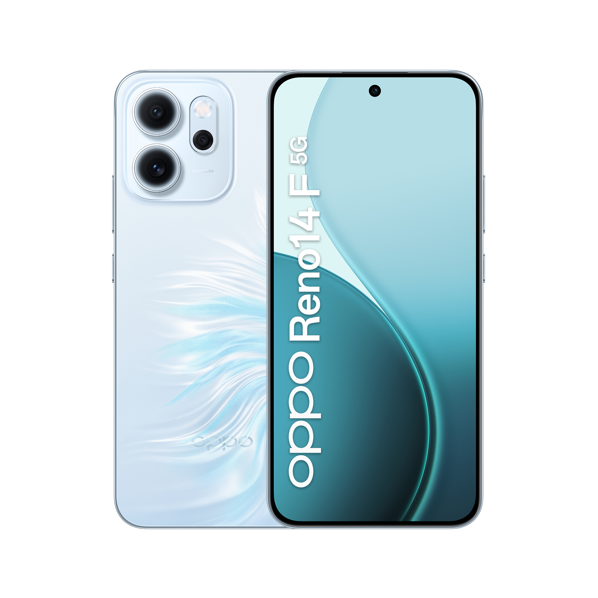 OPPO Reno14 F 5G Bleu Opale (8 Go / 256 Go)
