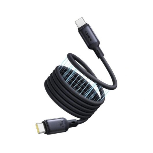 Baseus Câble USB PicoGo USB-C 1m 240W Magnétique Charge Rapide Noir