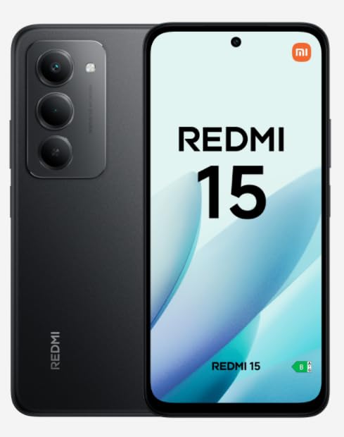 Xiaomi Redmi 15 8GB RAM 256GB Midnight Black EU
