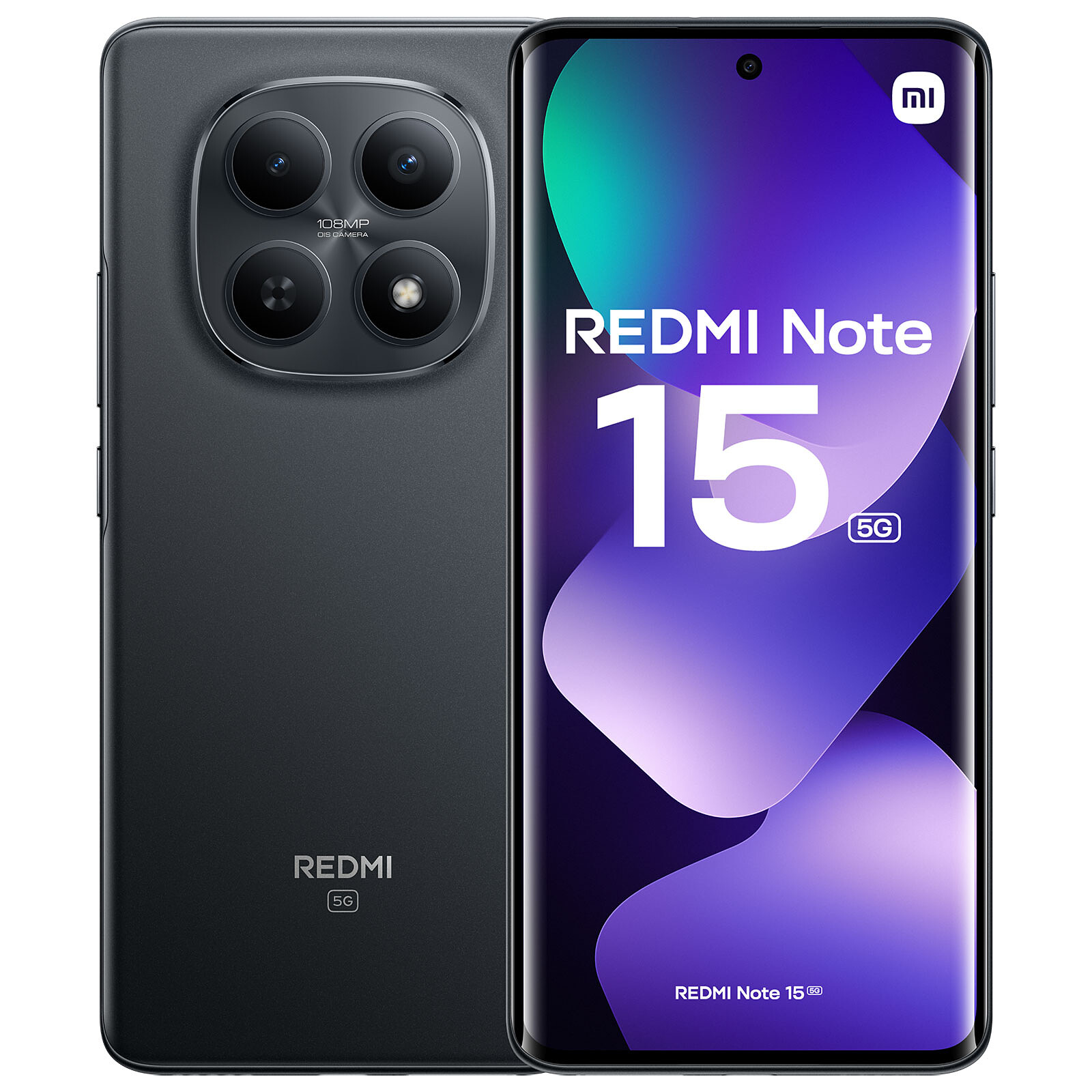 Xiaomi Redmi Note 15 5G Noir (6 Go / 128 Go)