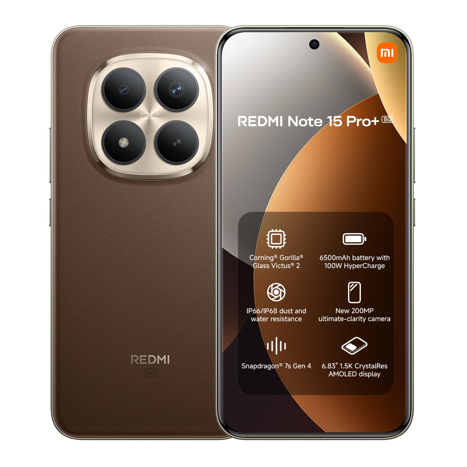 Xiaomi Redmi Note 15 Pro + 12GB RAM 512GB Mocha Brown EU