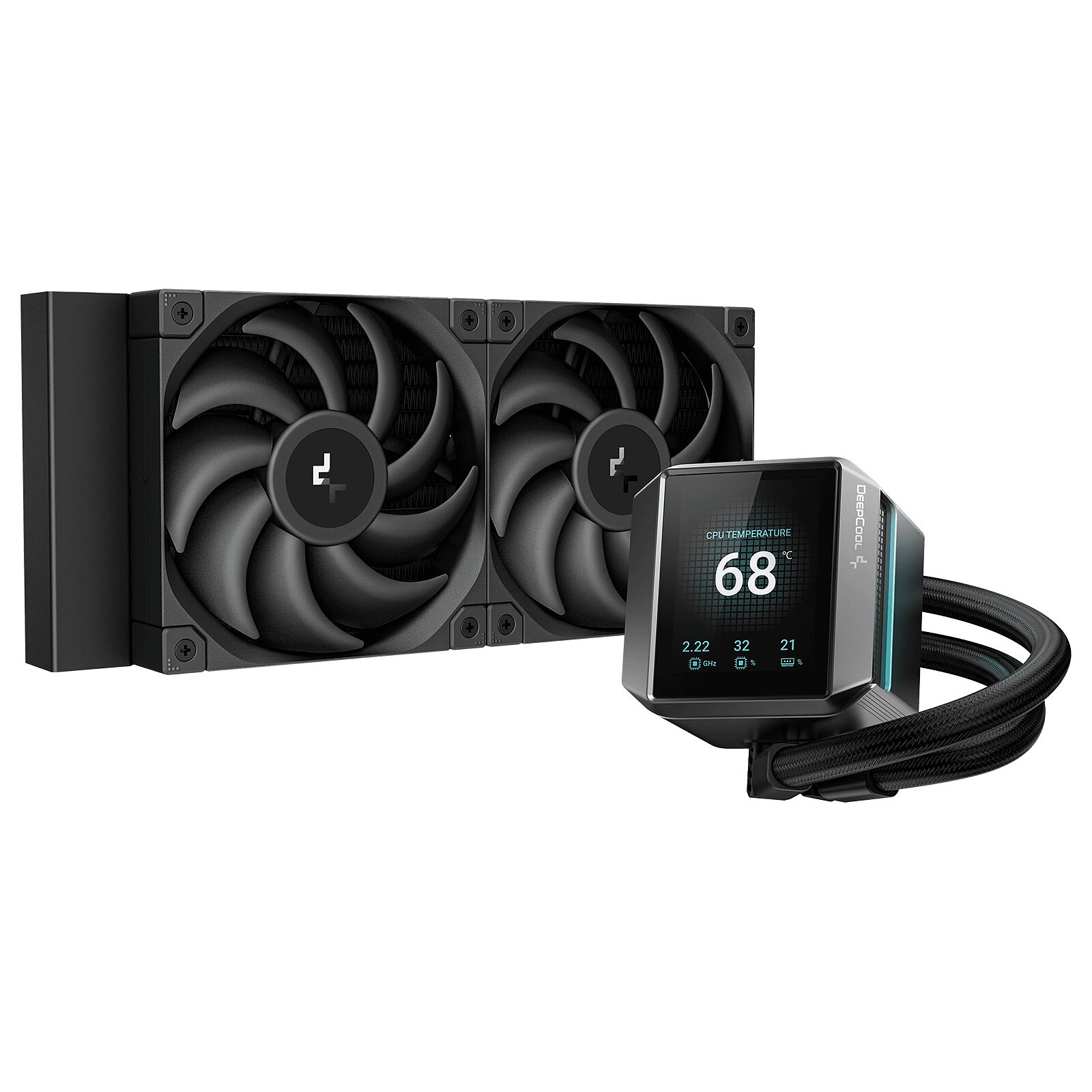 DeepCool Mystique LCD 240 Watercooling complet - 240mm