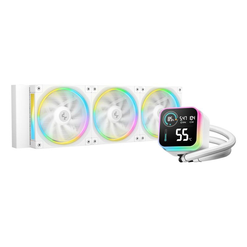 DeepCool DeepCool LQ360 WH Processeur Kit de refroidissement du liquide 12 cm Noir 1 pièce(s)