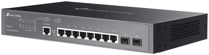TPLINK JetStream 8-Port Gigabit L2+ Managed Switch With 2 SFP Slots