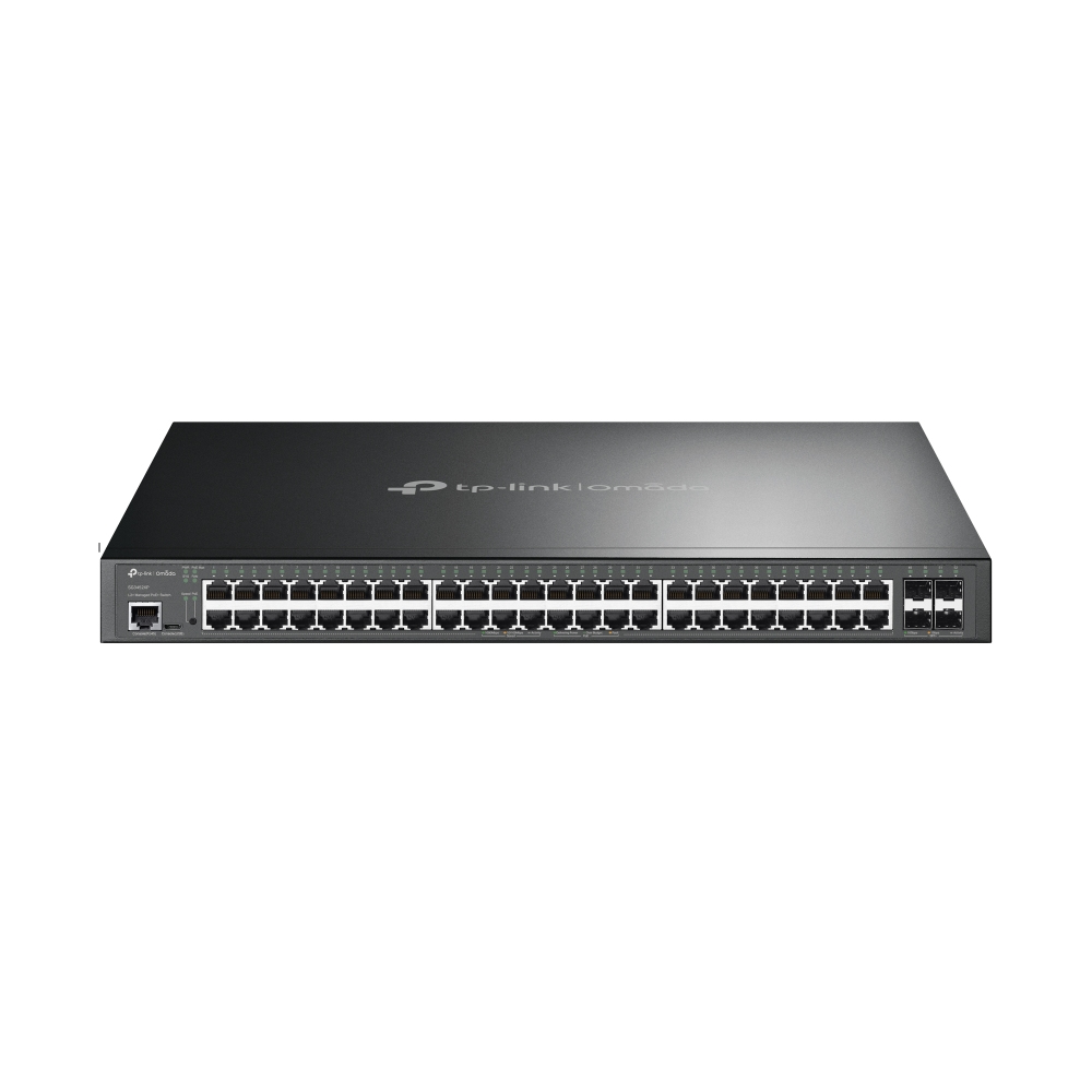 TPLINK JetStream 52-Port Gigabit and 4-Port 10GE SFP+ L2+ Managed Switch