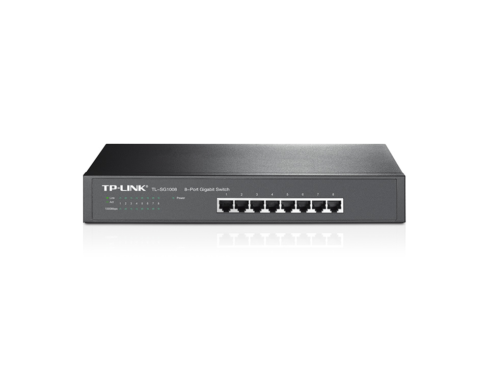TPLINK Switch réseau ethernet Gigabit TL-SG1008 - 8 ports