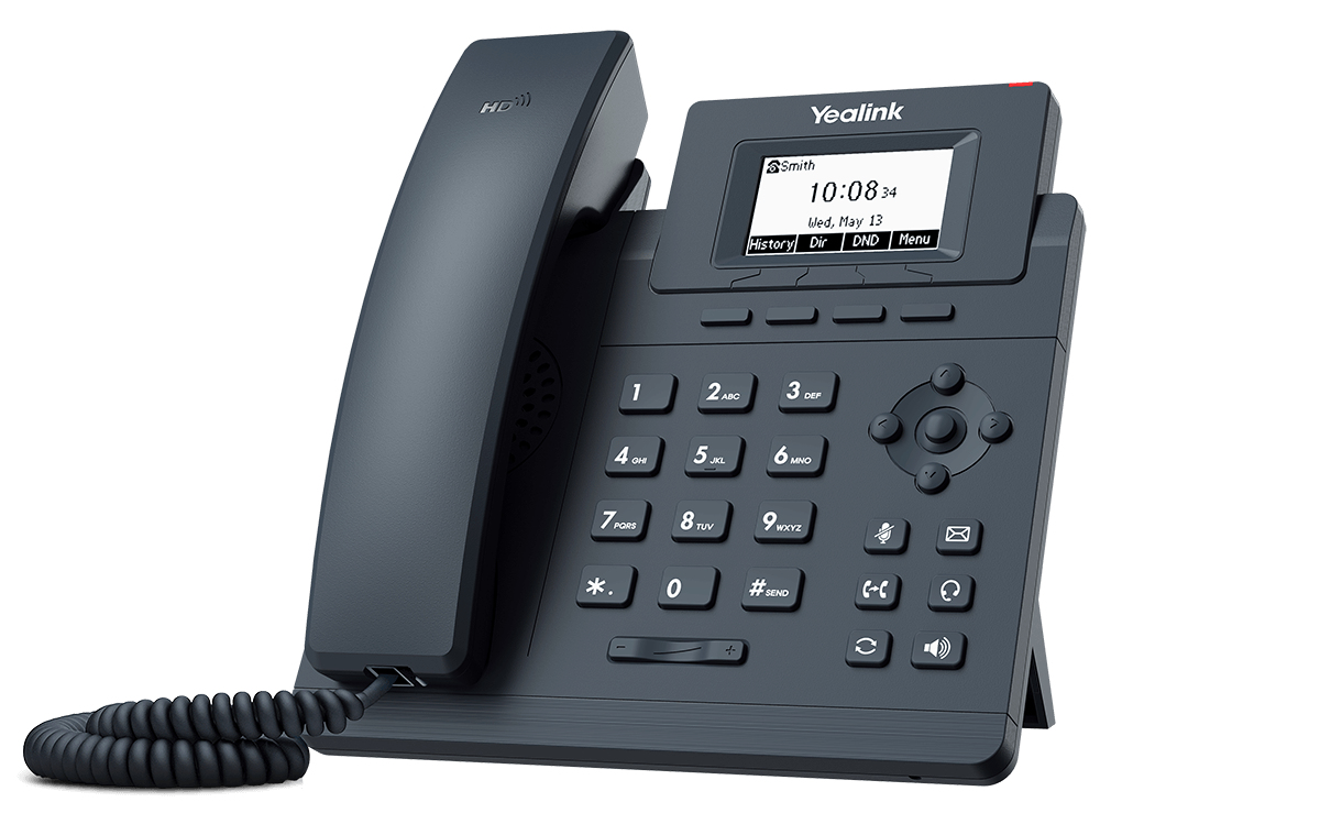 Yealink SIP-T30P Téléphone VoIP de base PoE 1 ligne