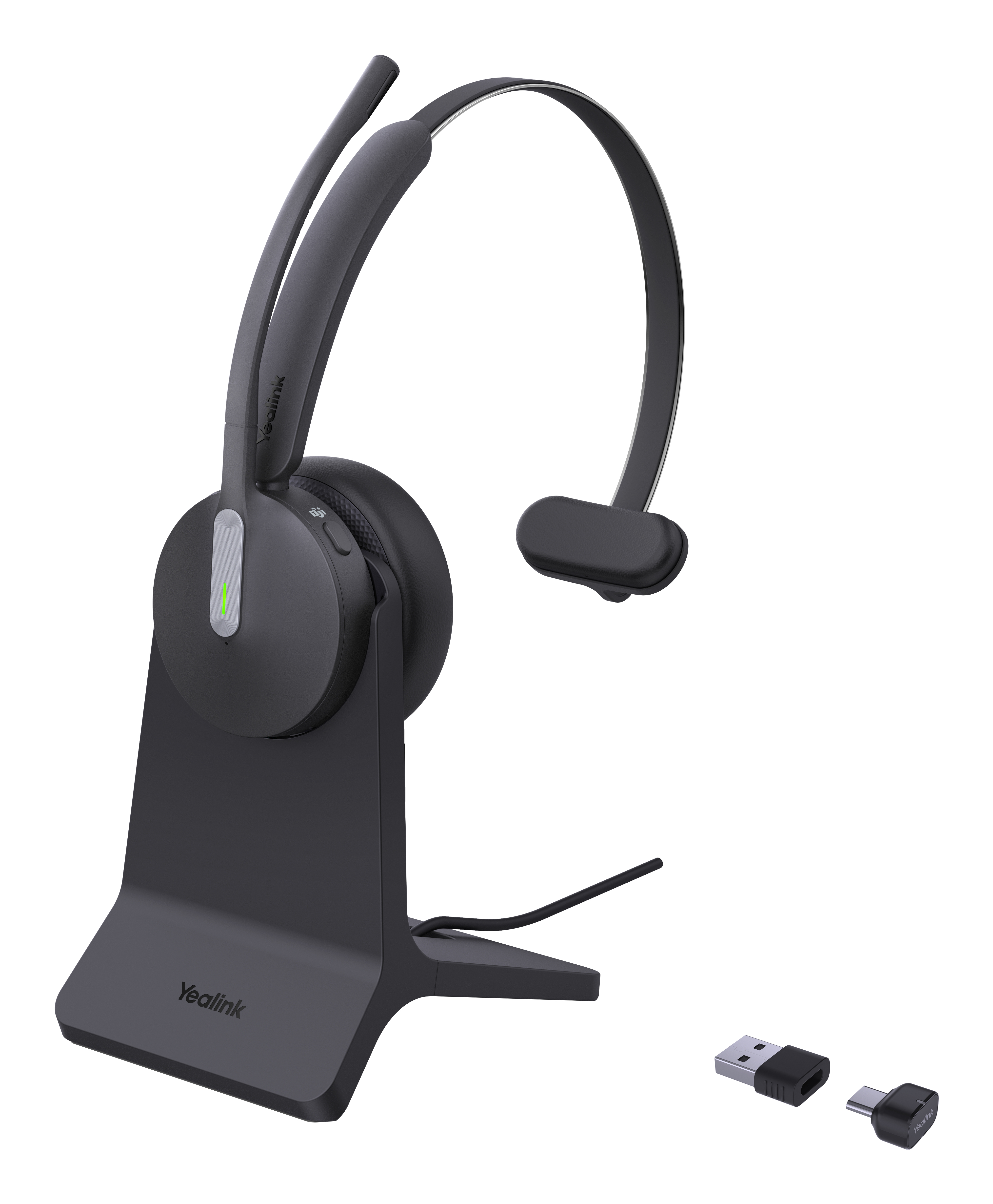 Yealink Headset BH70 Mono Teams inkl. Ladeständer USB-C/A