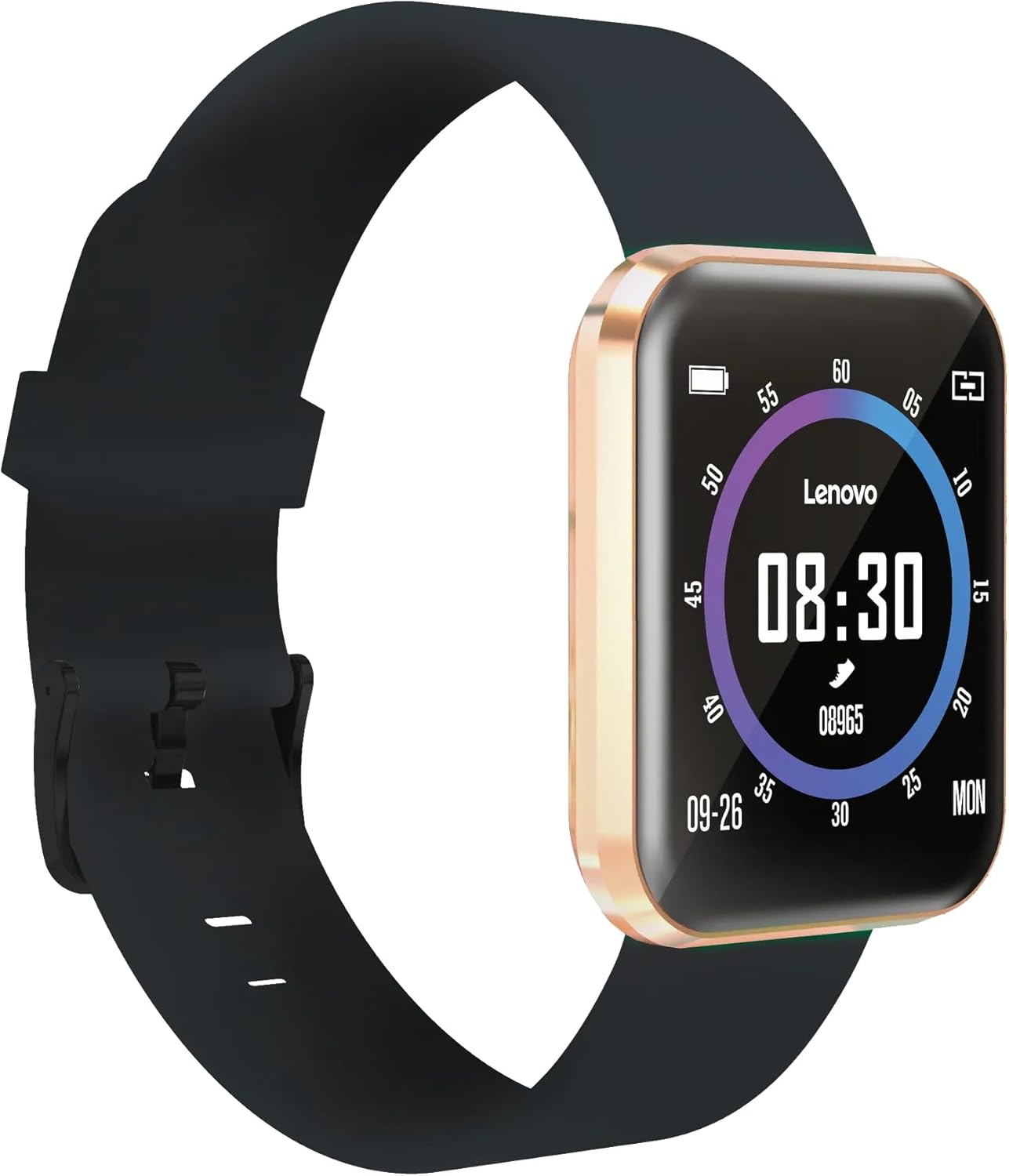 LENOVO Montre Connecté E1 PRO SMARTWATCH Sports Noir Gold
