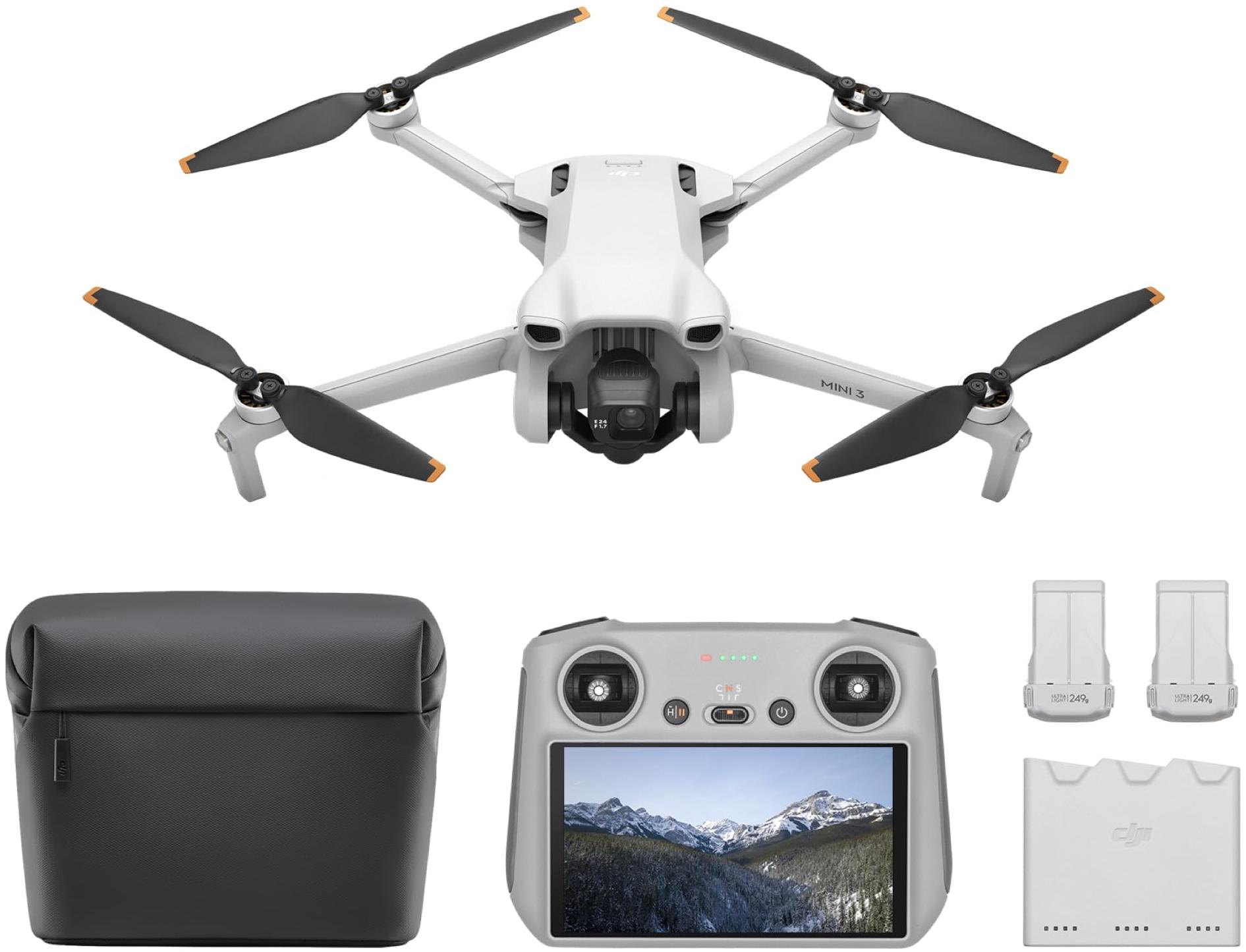 DJI Mini 3 Fly More Combo avec radiocommande smart controller