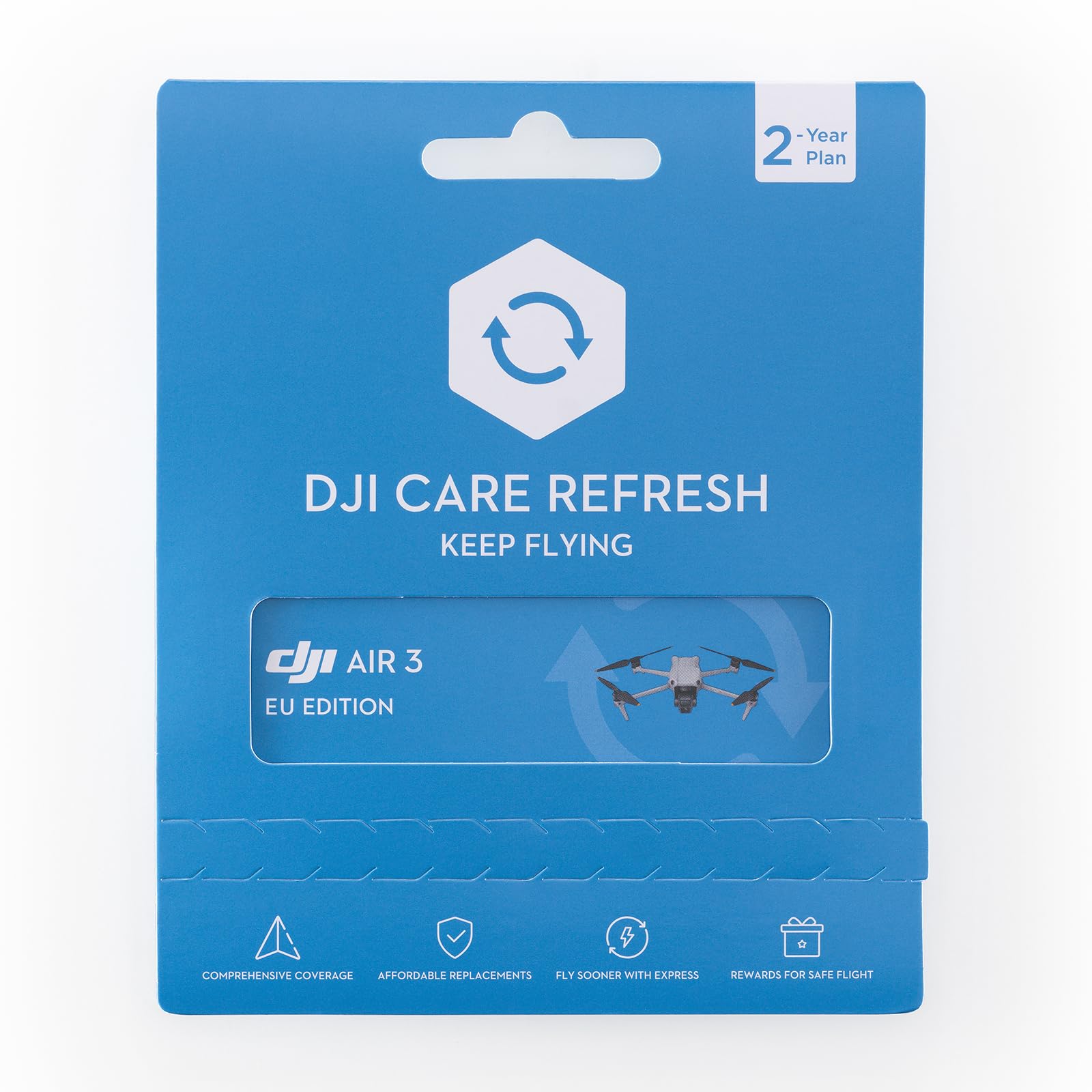 DJI Card DJI Care Refresh 2 ans pour drone Plan DJI Air 3 Bleu