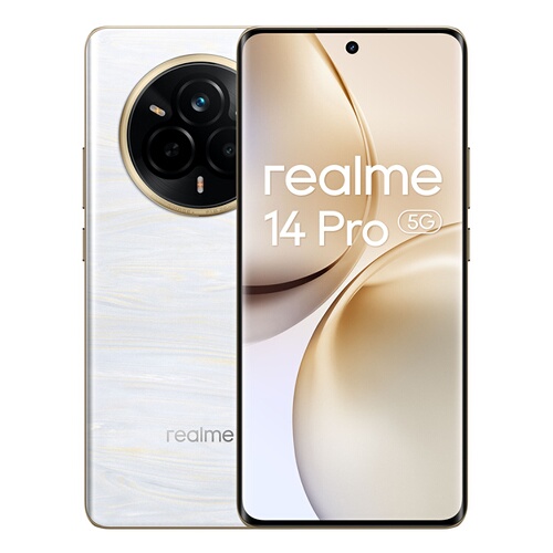 Realme 14 pro 5G 12 512 Go Blanc nacré