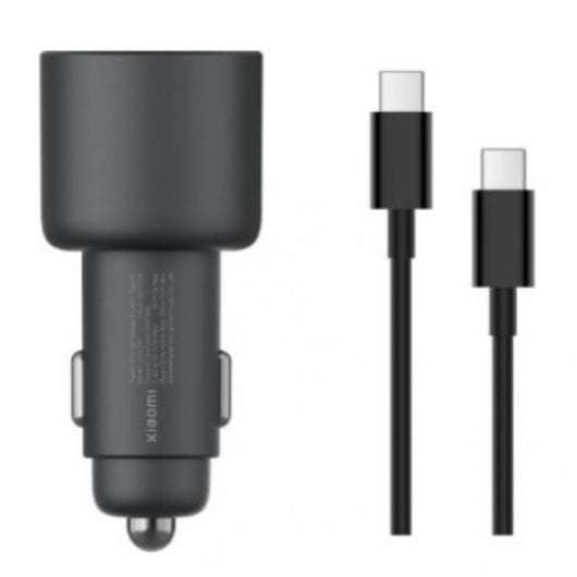 Xiaomi Chargeur de voiture 67W Chargeur de voiture 2x USB-C + Câble USB-C Noir