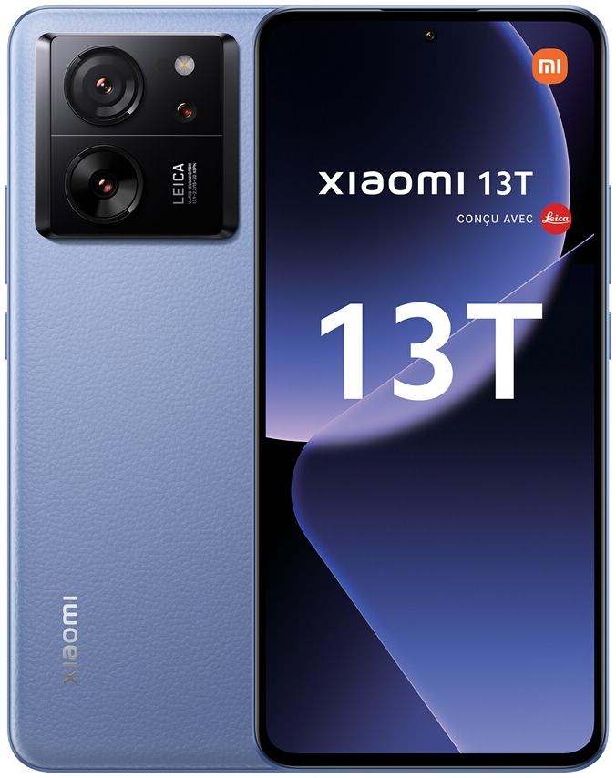 Xiaomi smartphone 13t conçu avec Leica bleu alpin 256Go