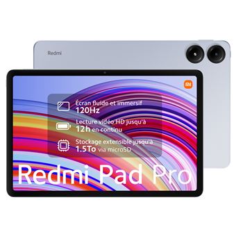 Xiaomi tablette android redmi pad pro bleu 128go