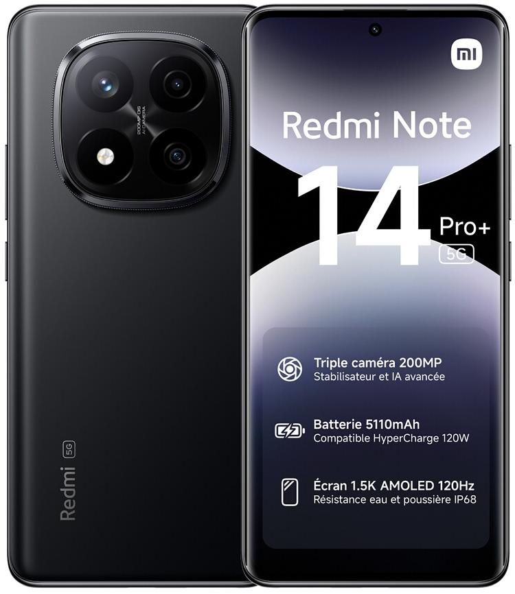 Xiaomi Redmi Note 14 Pro+ 5G 12/512 Midnight Black