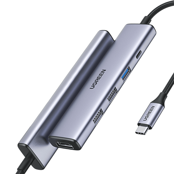 UGREEN CM478 5-in-1 USB-C Hub (silber)