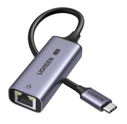 UGREEN Adaptateur USB-C 3.1 vers RJ45/2.5G/Gris