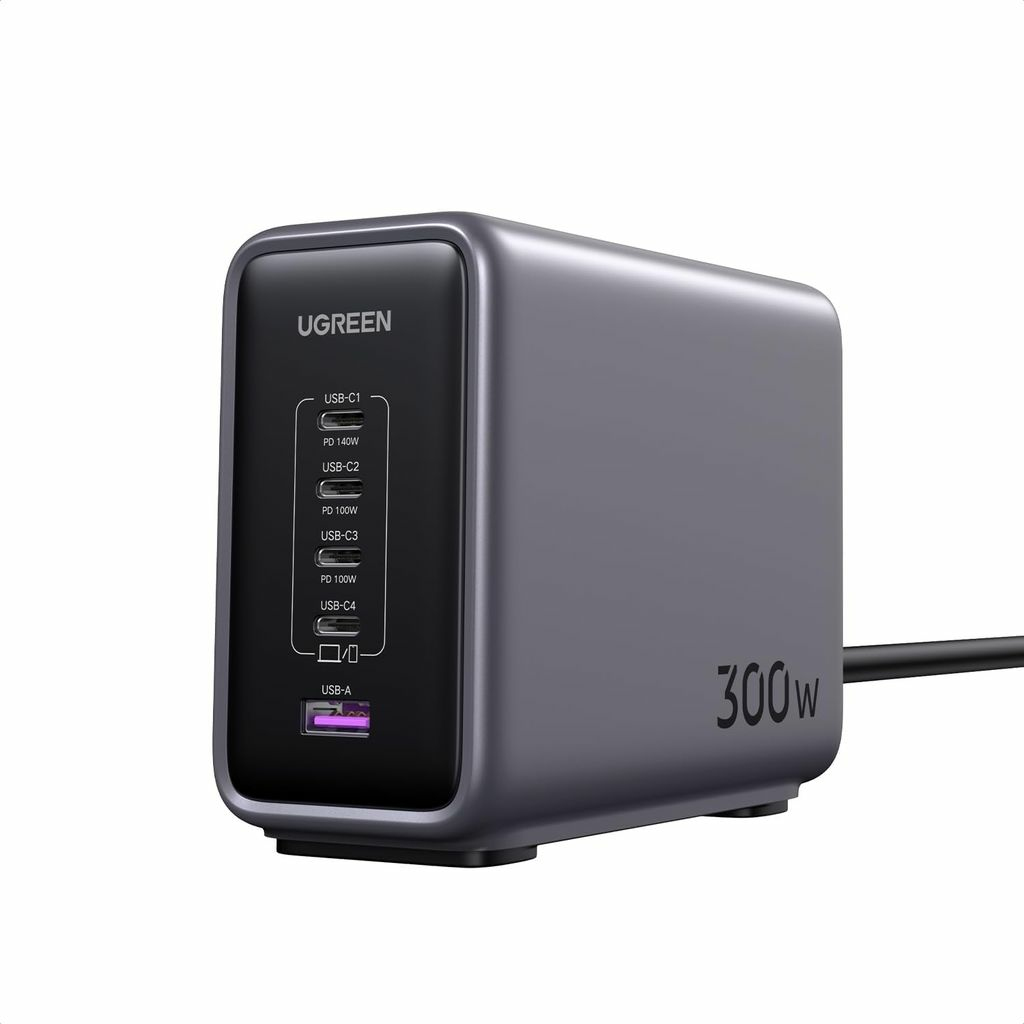 UGREEN Station 5 Ports300W alim+ usbc Gris anodisé