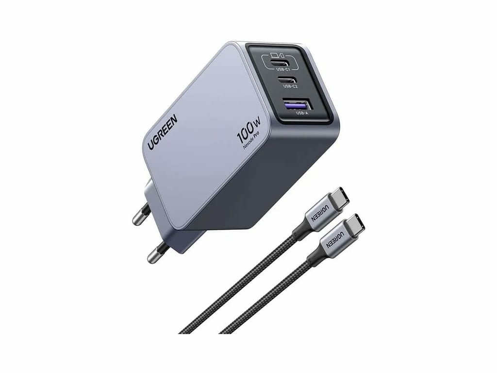 UGREEN secteur 100W Gris anodisé