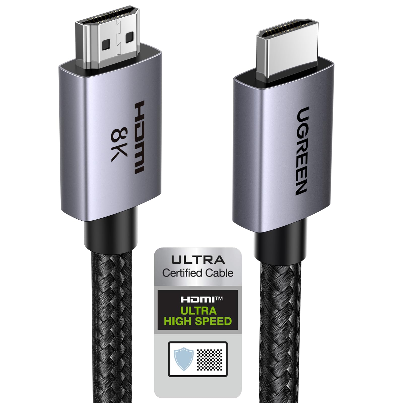 UGREEN 8K HDMI 2.1 CÃ¢ble 48Gbps 1M *25908