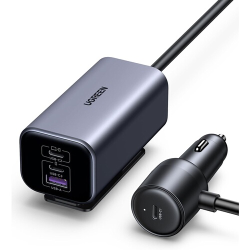 UGREEN chargeur AC 3 ports+1 déporté 150w Noir