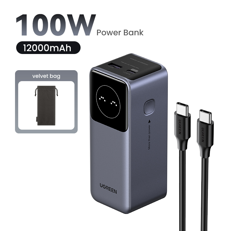 UGREEN Power bank 12000mAh Noir