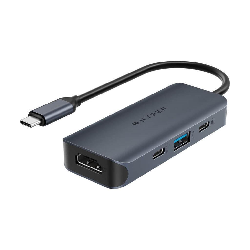 TARGUS HyperDrive EcoSmart Gen.2 Universal USB-C 4-in-1 Hub w 100 W PD Power Pass-thru