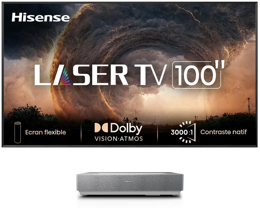 HISENSE 100L5ND Laser TV 4K Gris