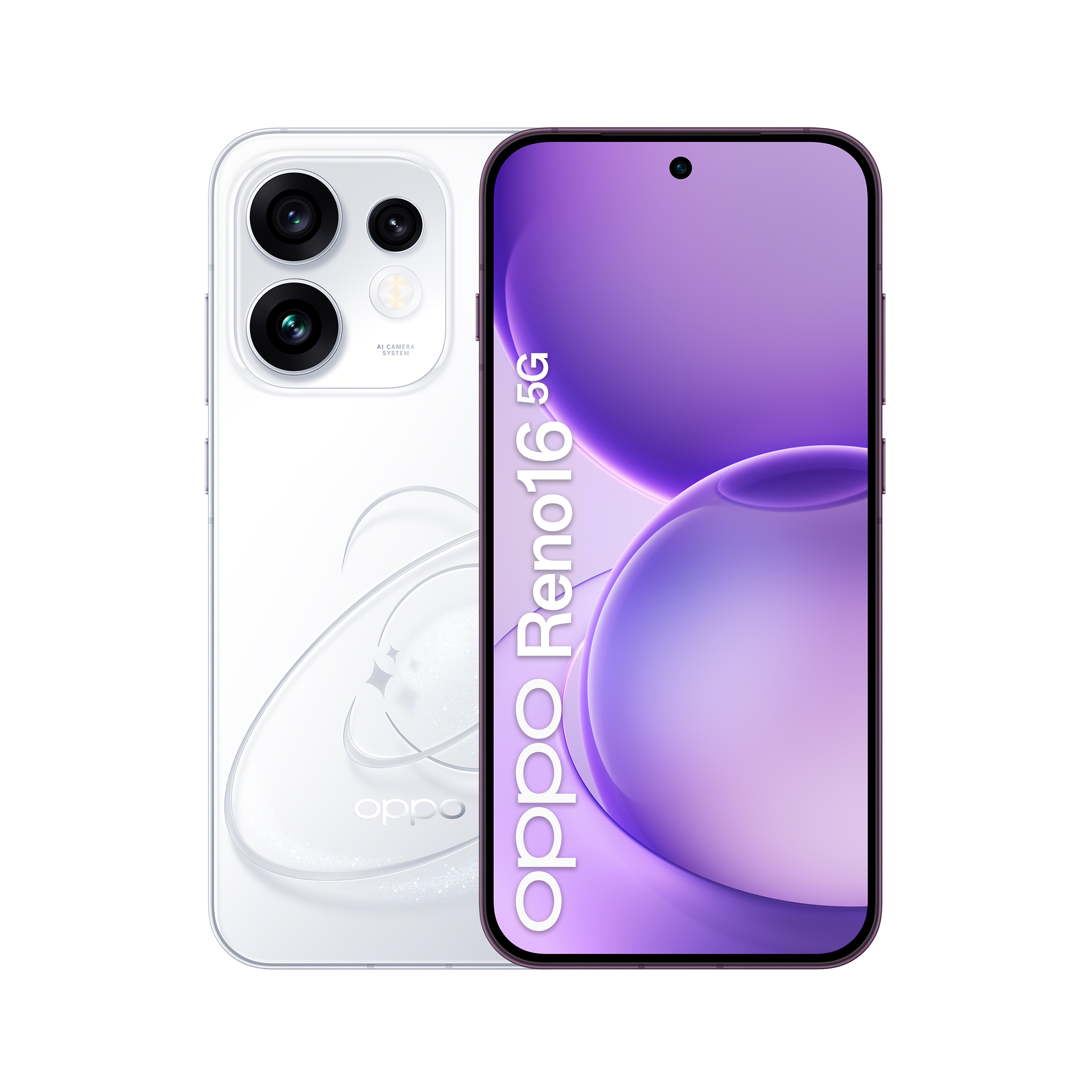 OPPO Reno16 5G Blanc Pop (8 Go / 512 Go)