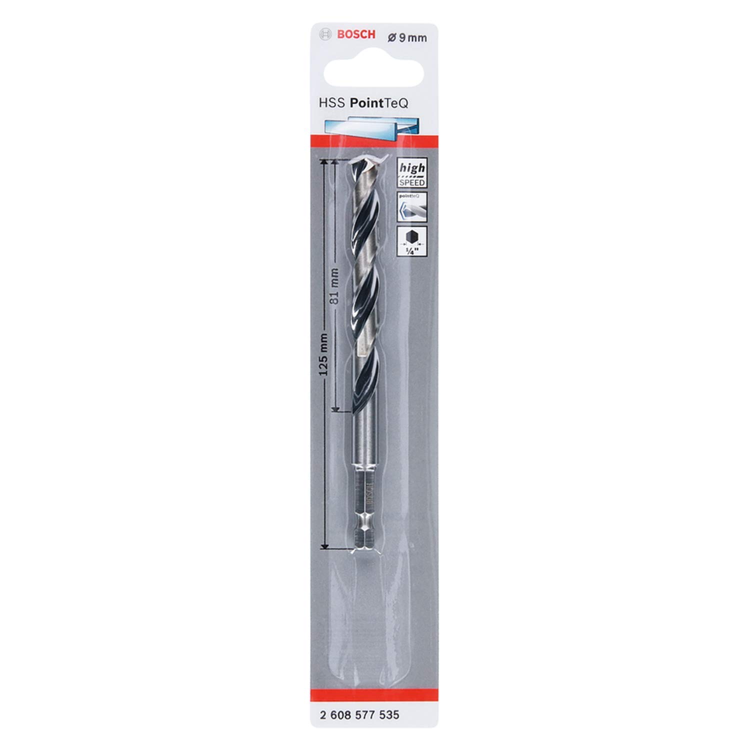 Bosch Foret hélicoïdal HSS PointTeQ Hex