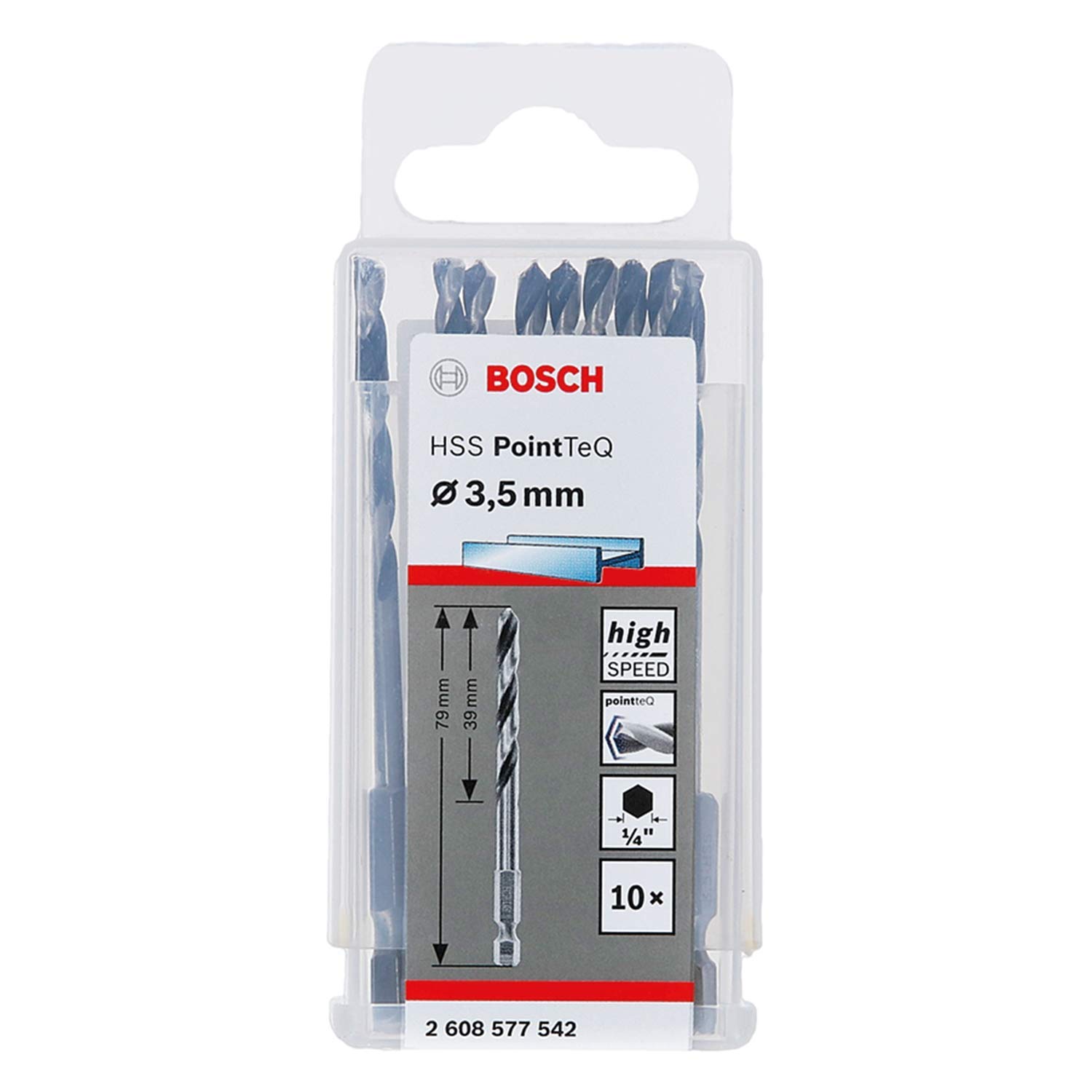 Bosch Professional Foret hélicoïdal HSS PointTeQ Hex
