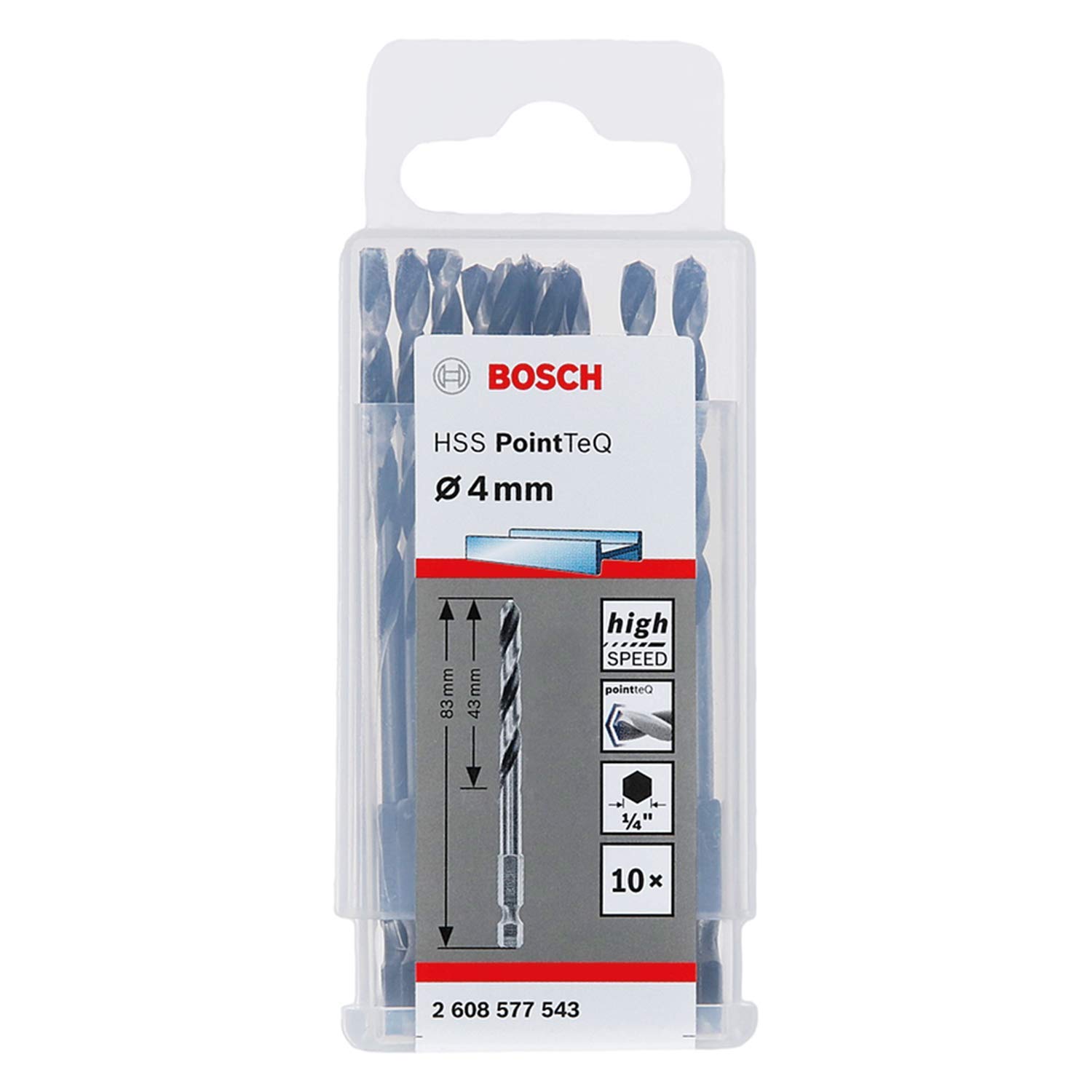 Bosch Foret hélicoïdal HSS PointTeQ Hex