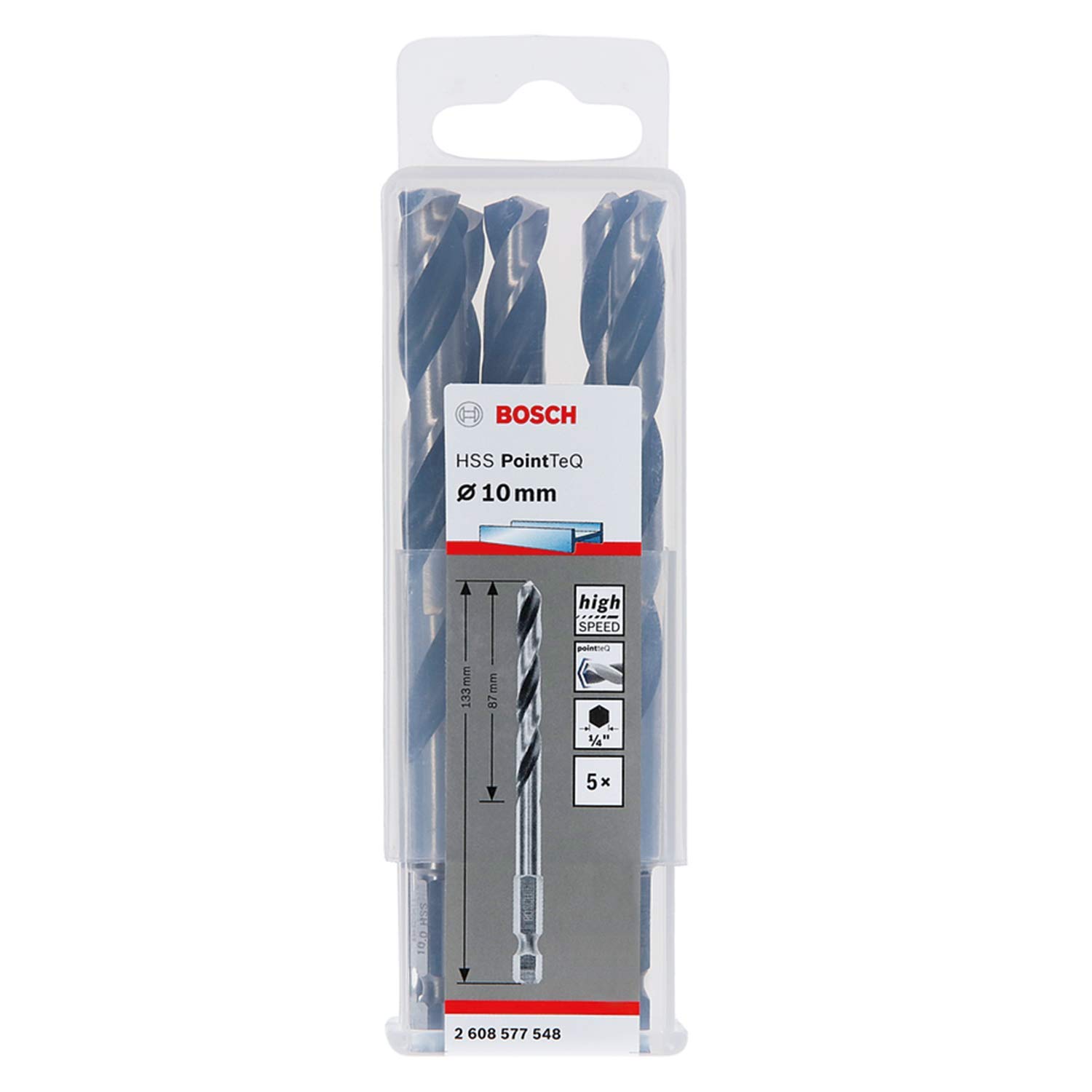 Bosch Foret hélicoïdal HSS PointTeQ Hex