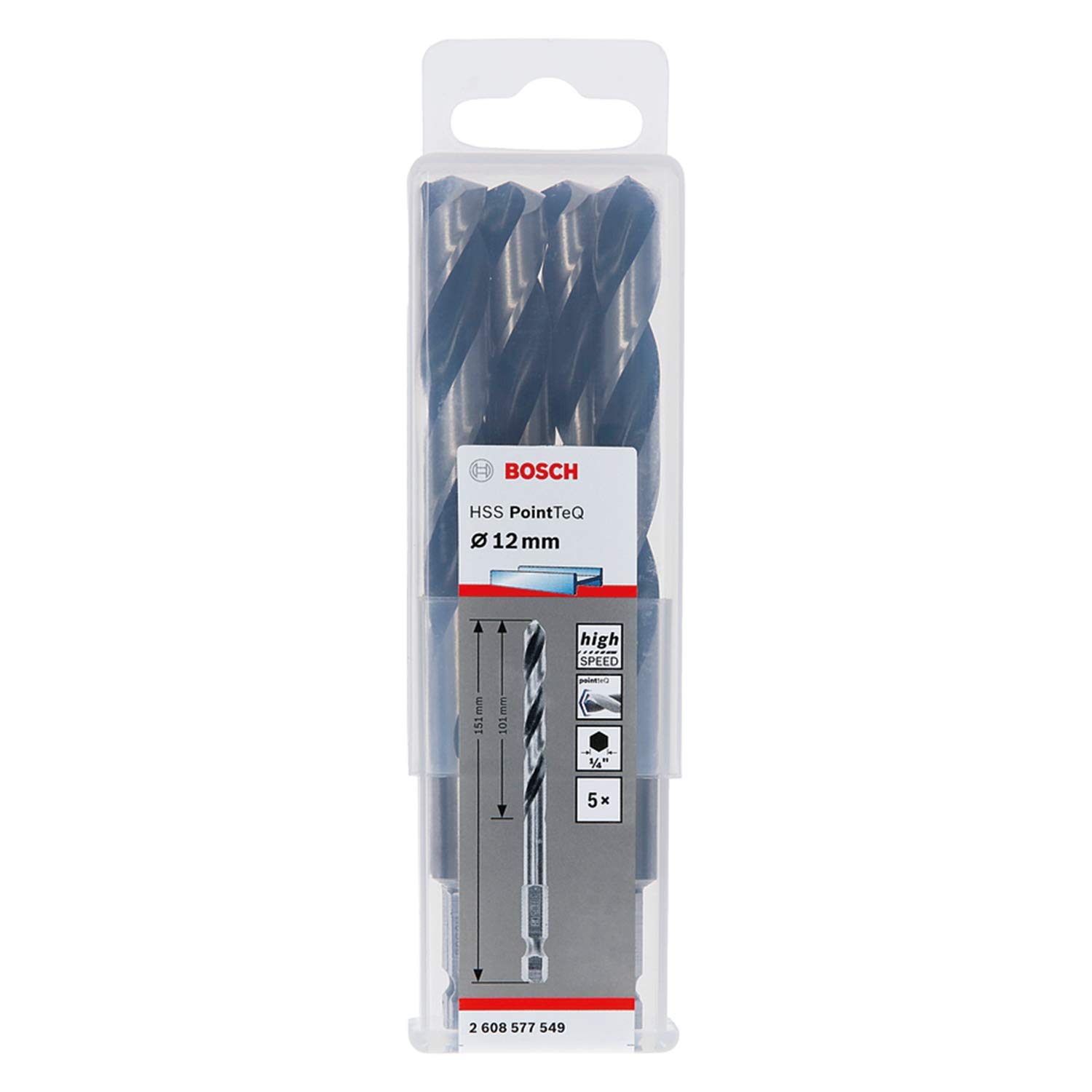 Bosch Foret hélicoïdal HSS PointTeQ Hex