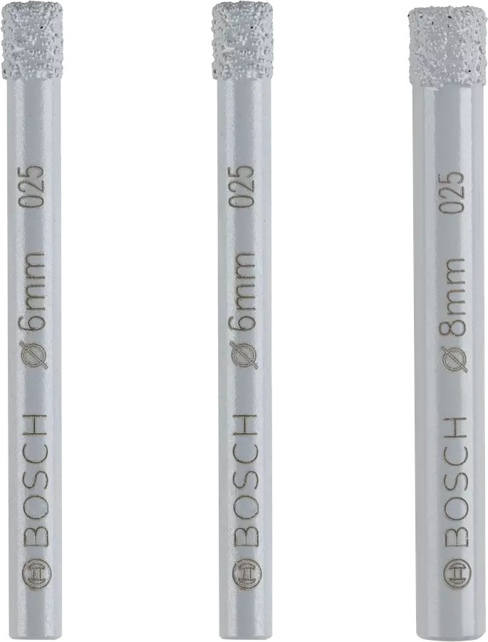 Bosch Jeu de forets diamantés Expert for Ceramic (6, 6, 8 mm)