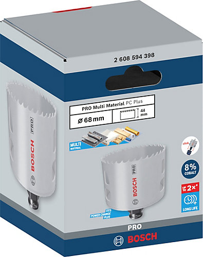 Bosch Trépan pro pour multi-matériaux Ø.68mm