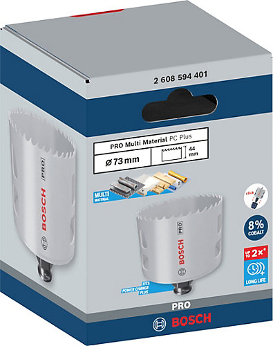 Bosch Trépan pro pour multi-matériaux Ø.73mm