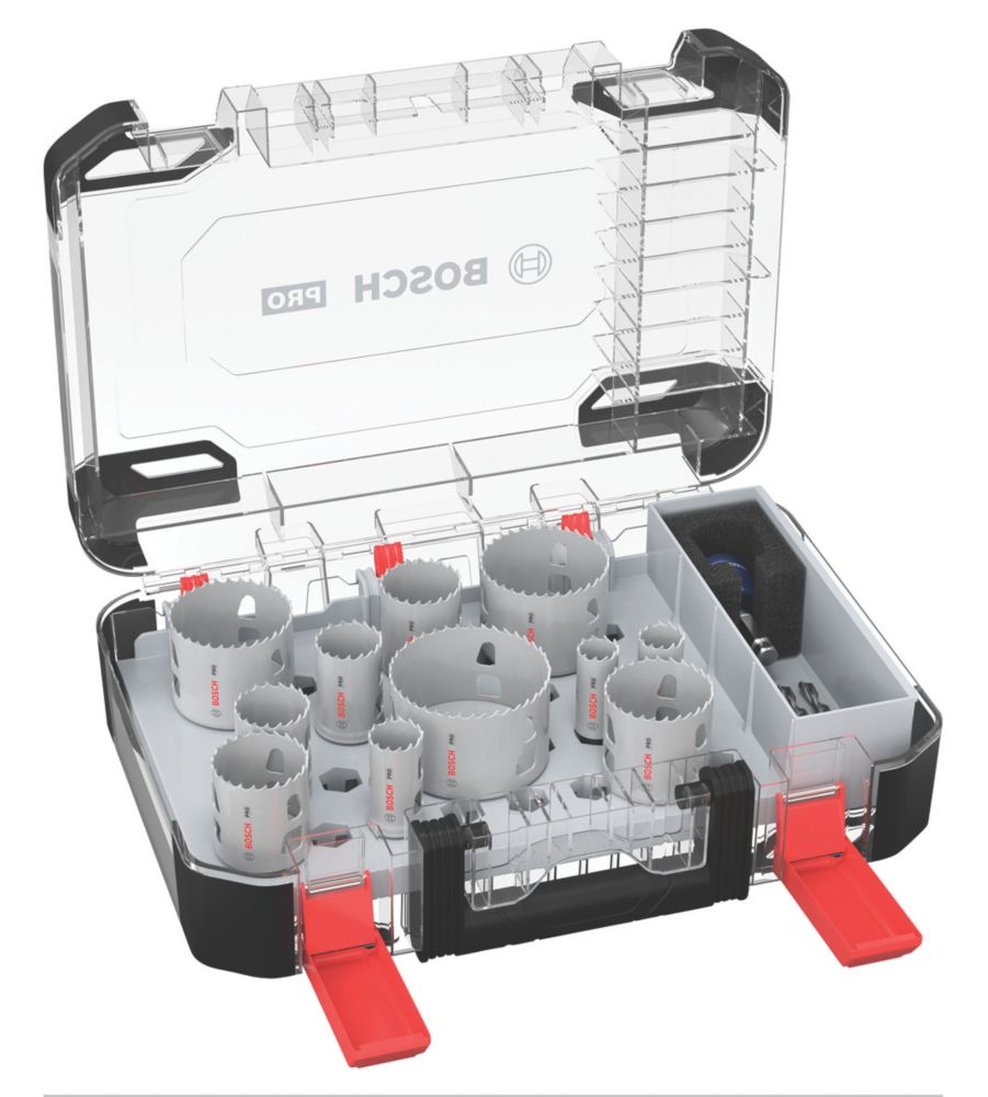 Bosch Ensemble de 11 scies-cloches multimatériaux PRO