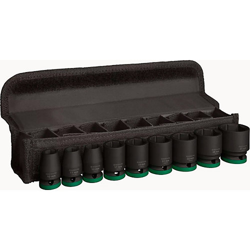 Bosch Set 9 douilles Impact 1/2'' PRO M10 11 13 17 19 21 22 24 27 BOSCH 2608003038