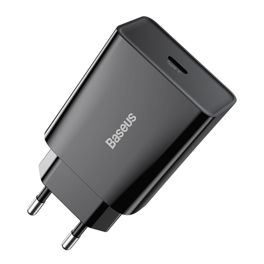 Baseus Chargeur secteur 1x port USB-C 20W (Noir)
