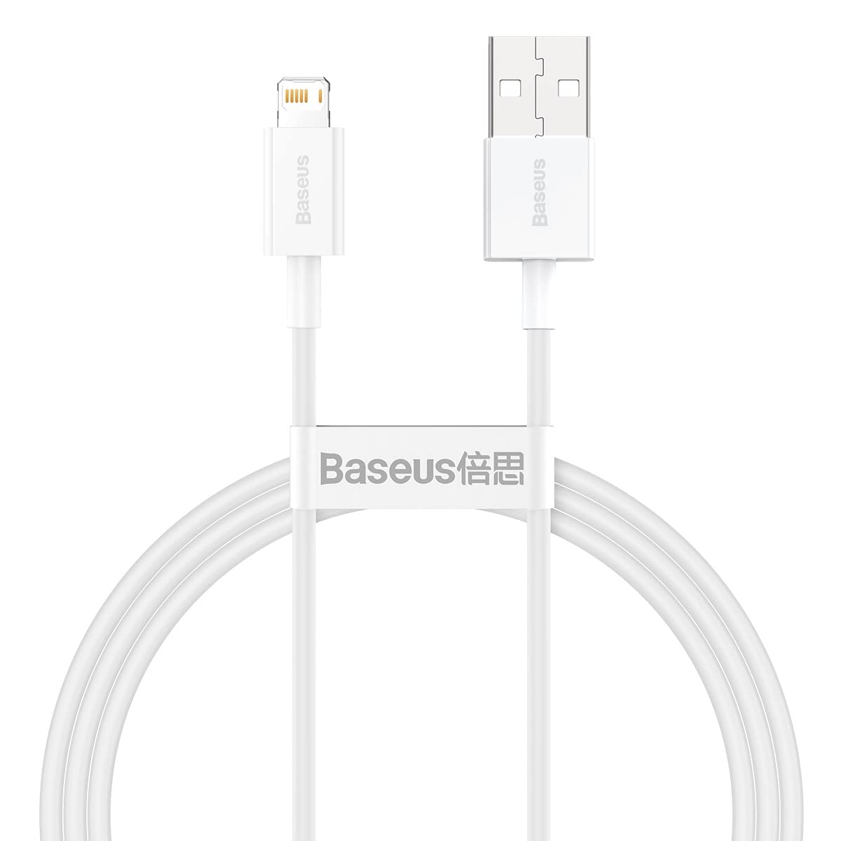 Baseus Câble Superior USB 2.0 type A vers Lightning M/M 1m (Blanc)